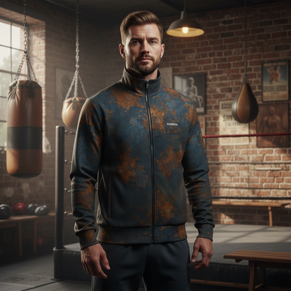 Blue Rust Track Jacket